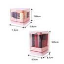Estojo de armazenamento para batons da Uncosinb, organizador de bolsa ou mala de viagem para gloss e produtos de beleza.