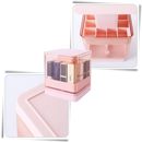 Estojo de armazenamento para gloss da Uncosinb, resistente, com espaço para organizador de batons e produtos de beleza.