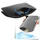 Tapete impermeável para areia de gatos da marca Kdqueery, fácil de limpar, ideal para acessórios de higiene para animais domésticos.