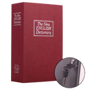 Coffre de sécurité en forme de dictionnaire rouge de la marque Baoblaze, pour rangement sécurisé et discret.