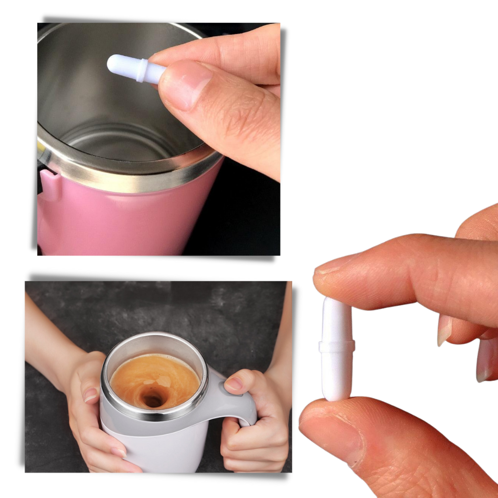 Conjunto de 5 agitadores magnéticos para xícaras, utensílios de cozinha da marca Home Brew Ohio, usados para misturar líquidos.