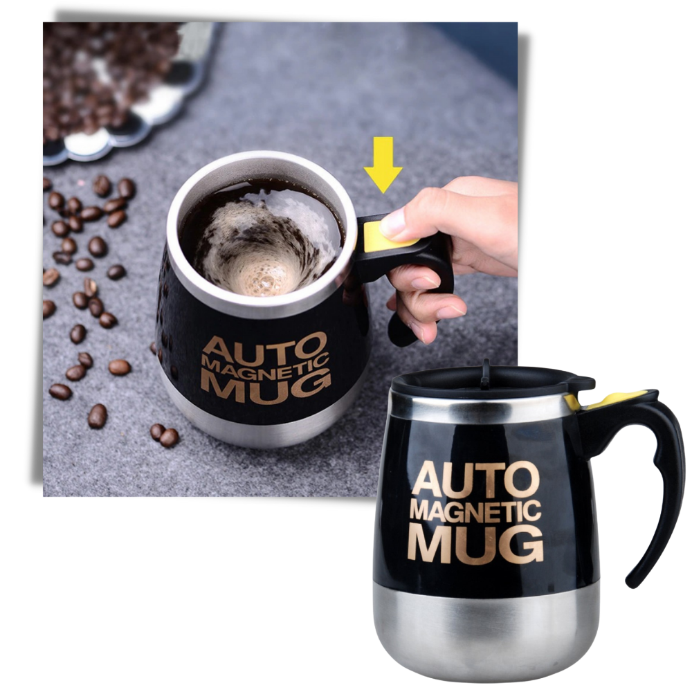 Xícara magnética para remuage automático, utensílio de artes da mesa com mecanismo de agitação, marca genérica.