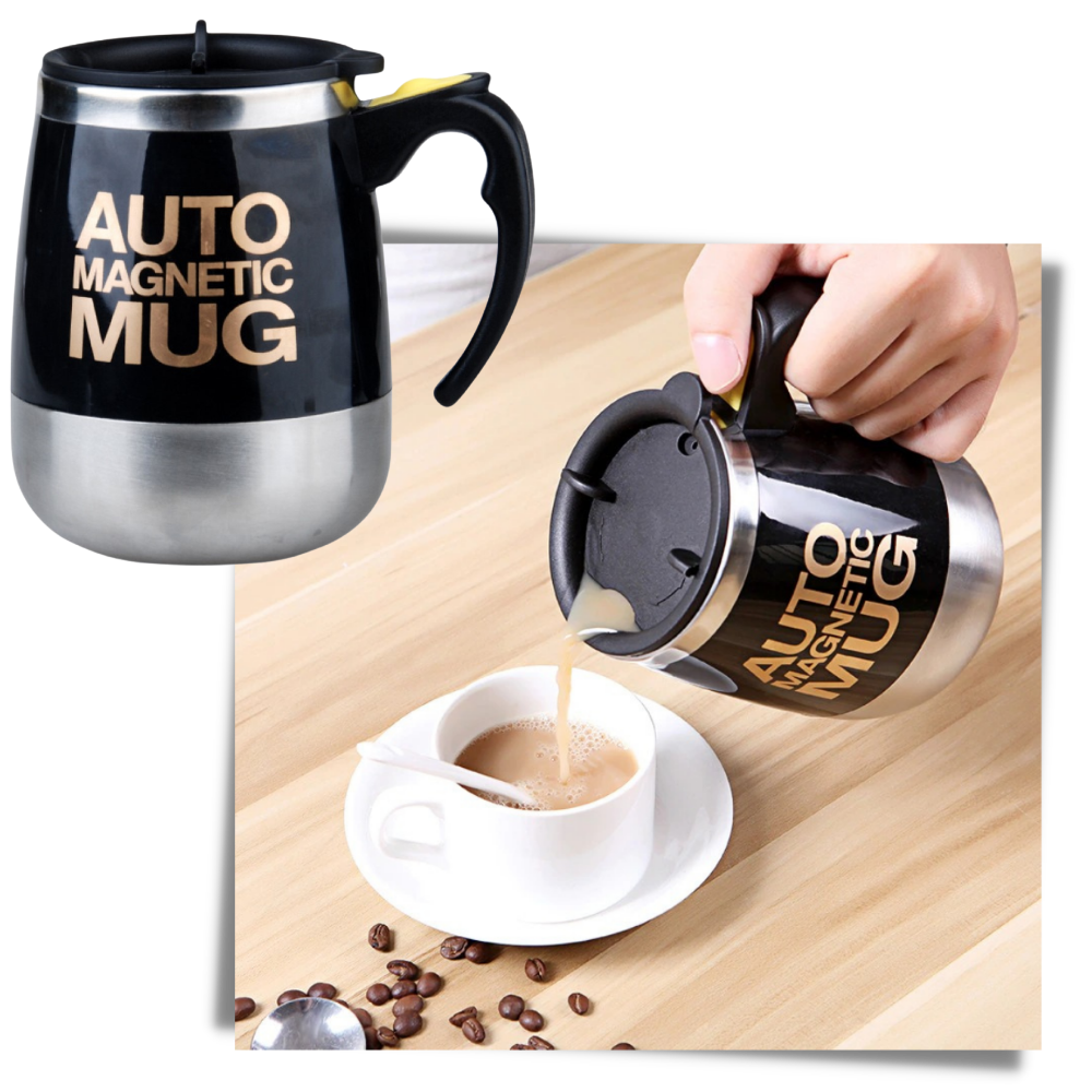 Tasse magnética de arte de mesa da marca genérica com alça ergonômica para remuagem automática.