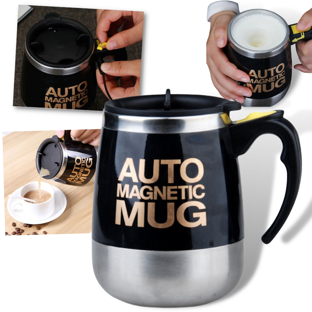Tasse magnética de artes de mesa da marca Generic com design para remuage automático, vista frontal com ímã visível.