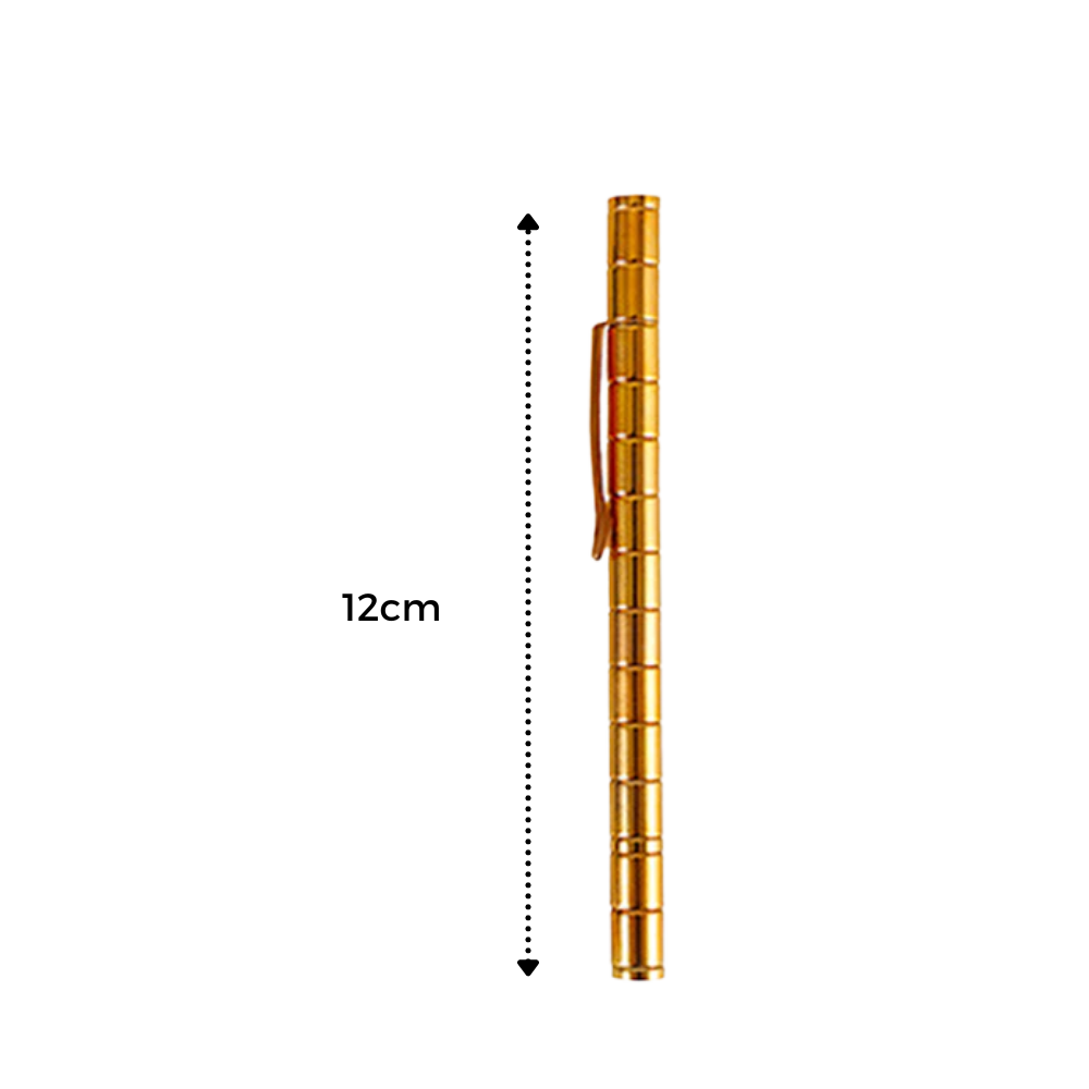 Caneta magnética anti-estresse Qhou, instrumento de escrita e desenho com design inovador e superfície magnética para aliviar o estresse.
