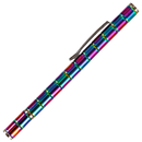 Caneta magnética antiestresse Qhou para escrita e desenho, com cores múltiplas e design inovador.