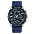Relógio Curren de quartzo de luxo à prova d'água, com mostrador azul e pulseira de couro, para uso casual ou formal.