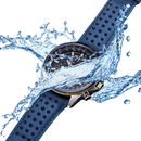 Relógio de pulso Curren de quartzo de luxo, à prova d'água, com pulseira de couro e mostrador elegante.