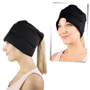Boné de primeiros socorros Kakafy para dor de cabeça e enxaqueca, abertura para cabelo, proteção anti-migraine, acessório de emergência