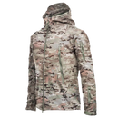 Jaqueta militar Tacvasen de roupas de exterior, com detalhes em tom camuflado e bolsos laterais visíveis na imagem.
