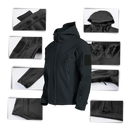 Jaqueta militar Tacvasen, vestuário de exterior com design robusto, bolsos e tecido resistente para atividades ao ar livre.