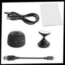 Mini câmera de vigilância sem fio da Imshiehqt, com lente de objetivas de câmera para monitoramento discreto.