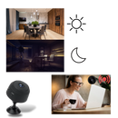 Mini câmera de vigilância sem fio Imshiehqt com lente de alta qualidade para monitoramento discreto e segurança doméstica.