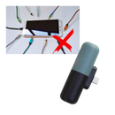 Carregador portátil em forma de cápsula Hesxuno, design sem fio compacto e portátil para recarregar dispositivos móveis.