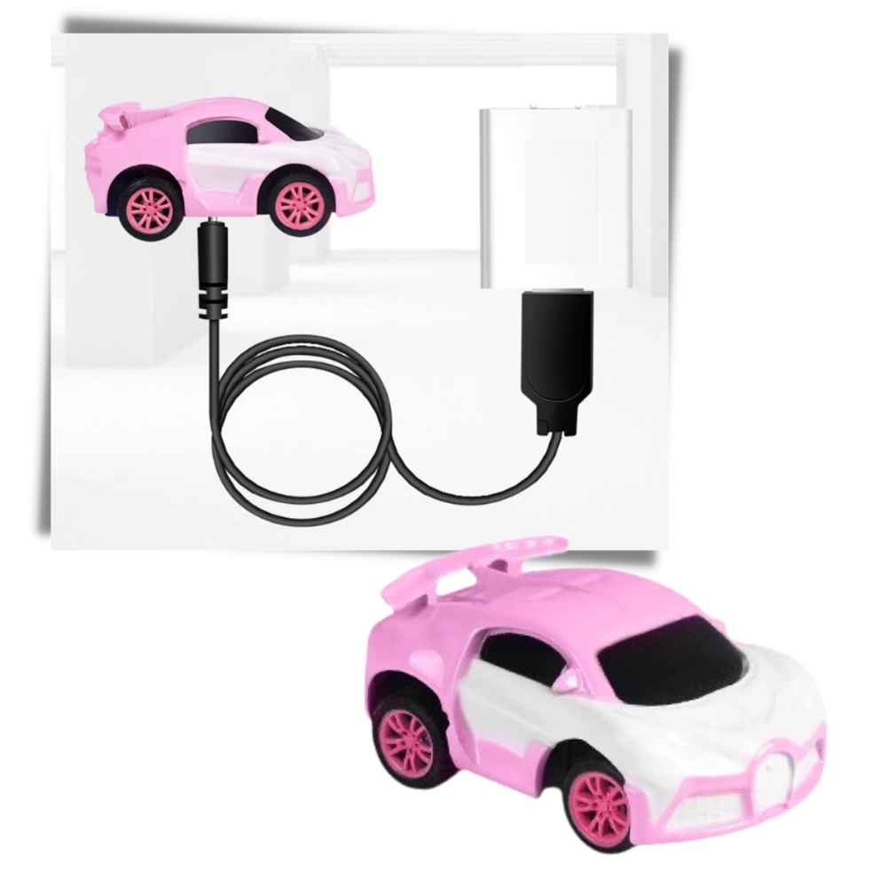 Relógio de carro de brinquedo recarregável da Apmemiss com design de veículo de jogo, ideal para diversão infantil.