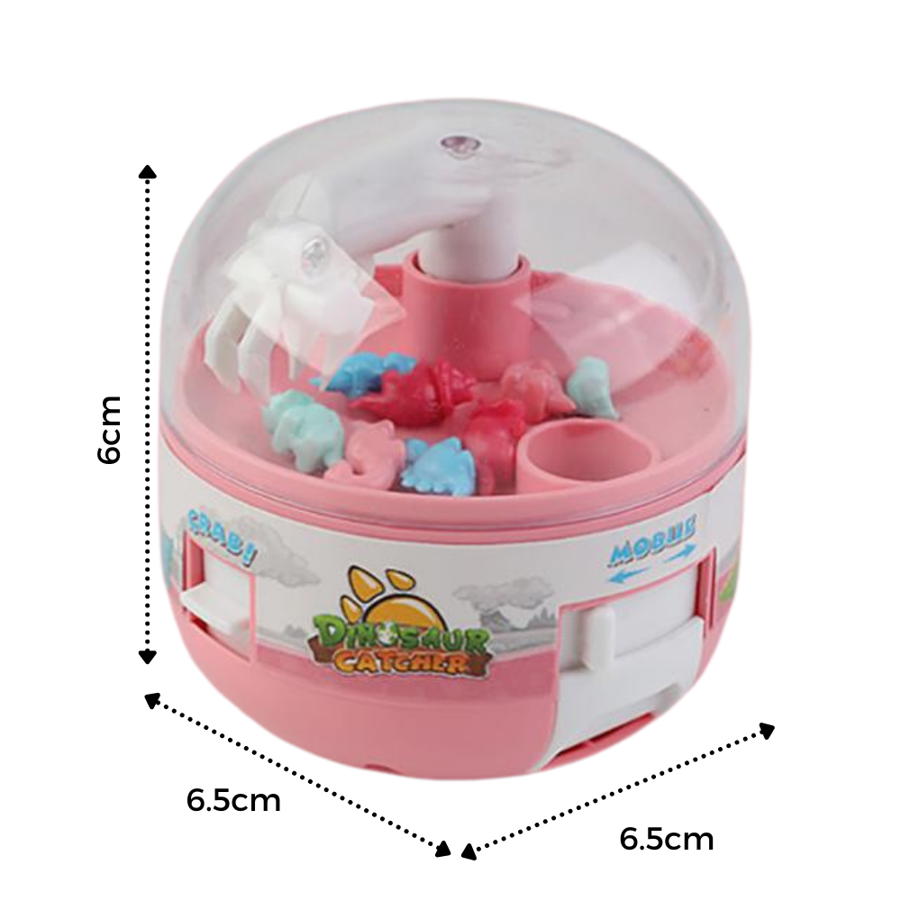 Mini máquina de pinças brinquedo One Opening, brinquedo de atividade com várias pinças coloridas para crianças.