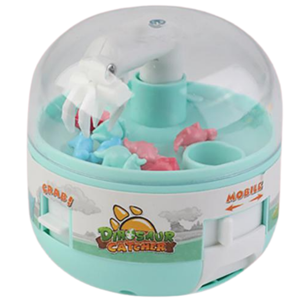 Mini máquina de pinos One Opening, brinquedo de atividade verde com pequenas peças para estimular habilidades motoras.