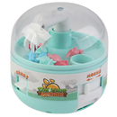 Mini máquina de pinos One Opening, brinquedo de atividade verde com pequenas peças para estimular habilidades motoras.