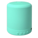 Mini alto-falante Bluetooth Worallymy, componente de áudio compacto em verde, para som portátil e de alta qualidade.