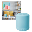 Mini alto-falante Bluetooth Worallymy com design multicolor, componentes de áudio portátil para som de alta qualidade.