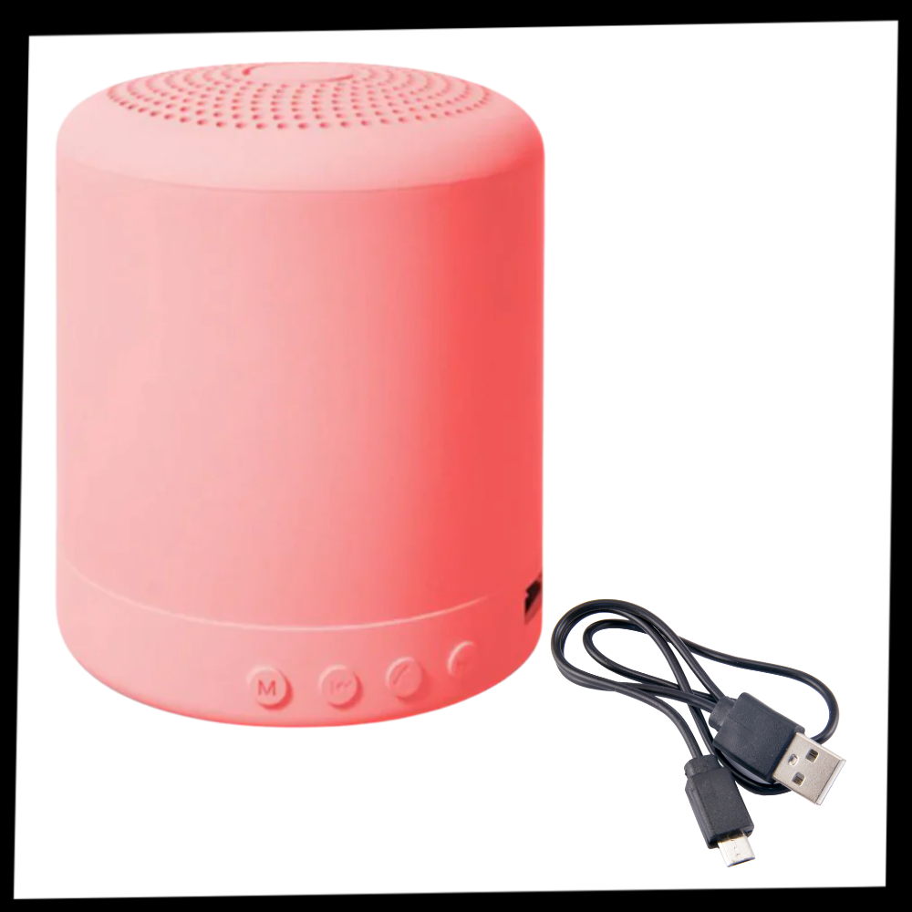 Mini alto-falante Bluetooth Worallymy, componente de áudio compacto com design portátil e conectividade sem fio.