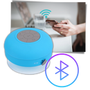 Mini alto-falante Bluetooth Neego à prova d'água, compacto e portátil com controles e conexão sem fio visíveis na imagem.