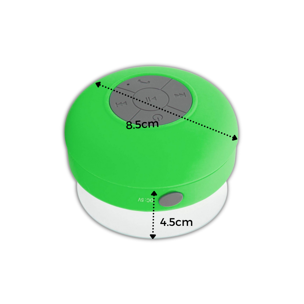 Mini alto-falante Bluetooth à prova d'água Neego, componente de áudio compacto com design portátil e resistente à água.