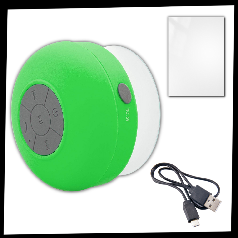 Mini alto-falante Bluetooth à prova d'água Neego, componente de áudio compacto com design resistente e portátil.