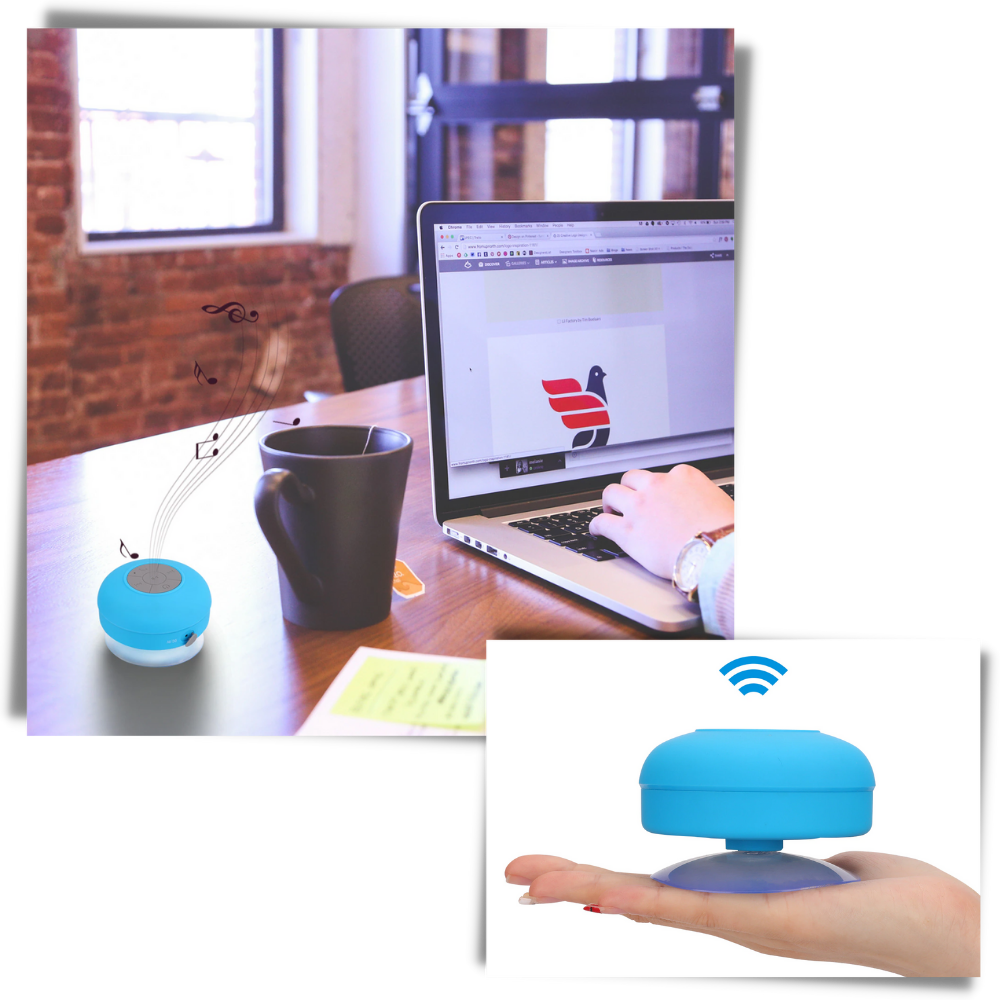Mini alto-falante Bluetooth à prova d'água da Neego, compacto e portátil para áudio em movimento.
