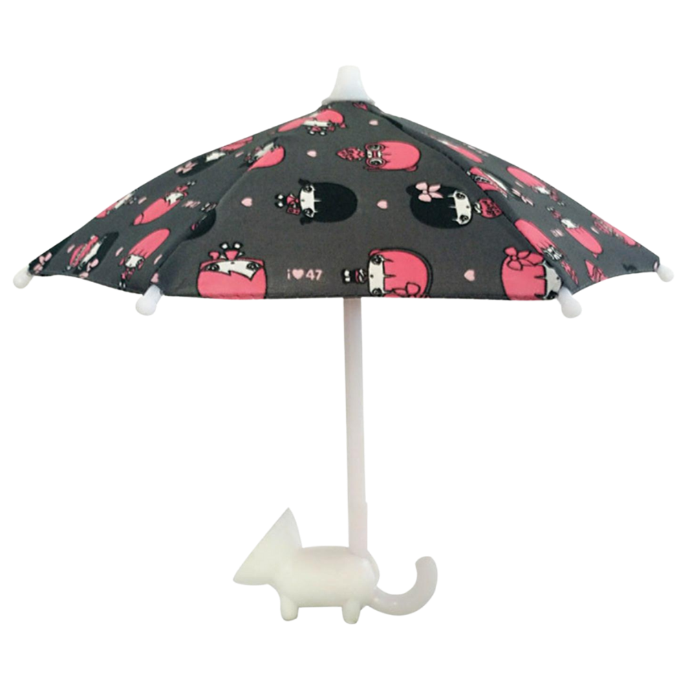 Mini guarda-chuva para telefone Nifei, acessório de telefonia portátil, com design compacto e proteção contra chuva.