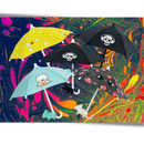 Mini guarda-chuva para telefone Nifei, design fofo e compacto, ideal para proteger o dispositivo contra chuva e umidade.