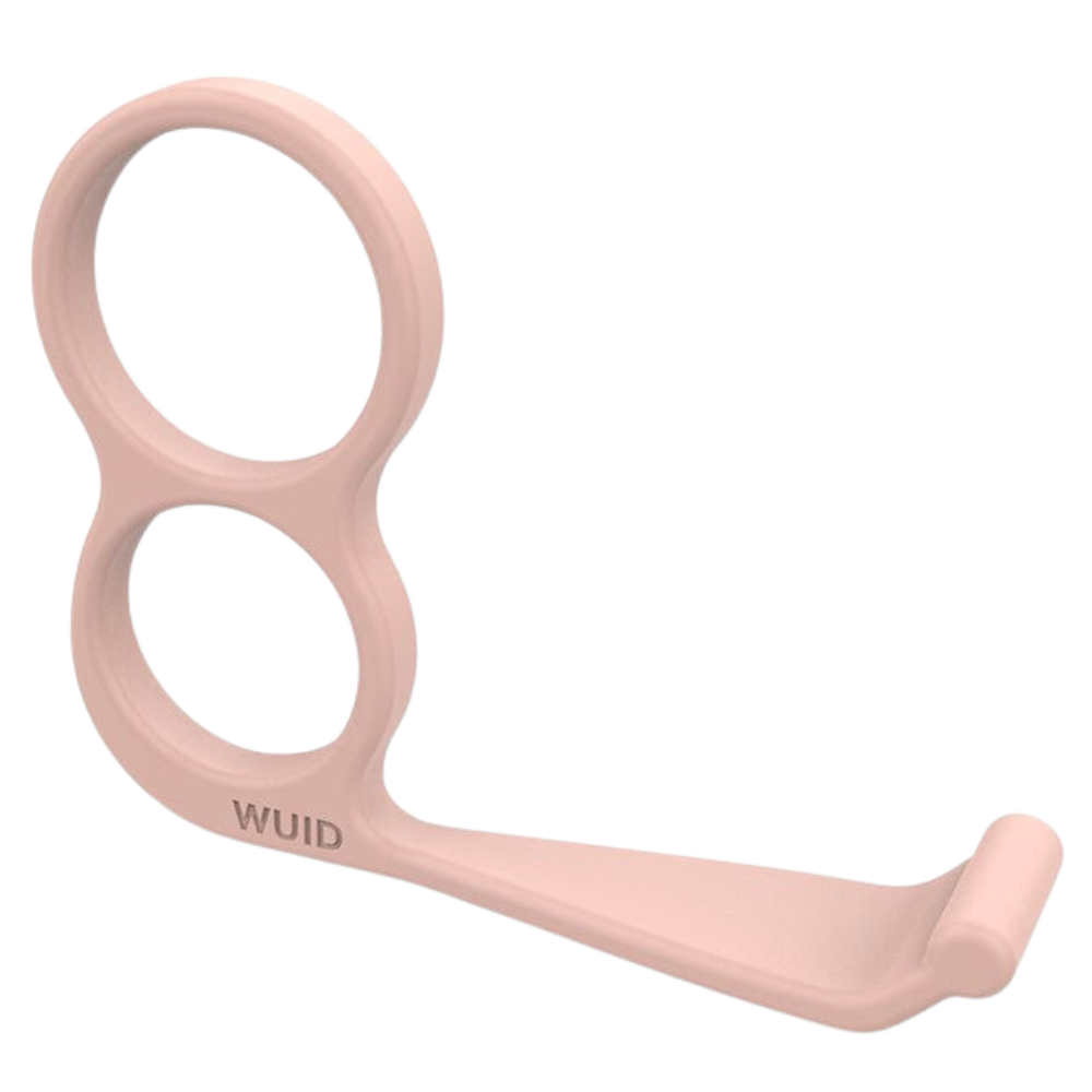 Suporte e suporte de crochê para telefone leve Liveday, em rosa, com quatro unidades, ideal para fixação e suporte móvel.