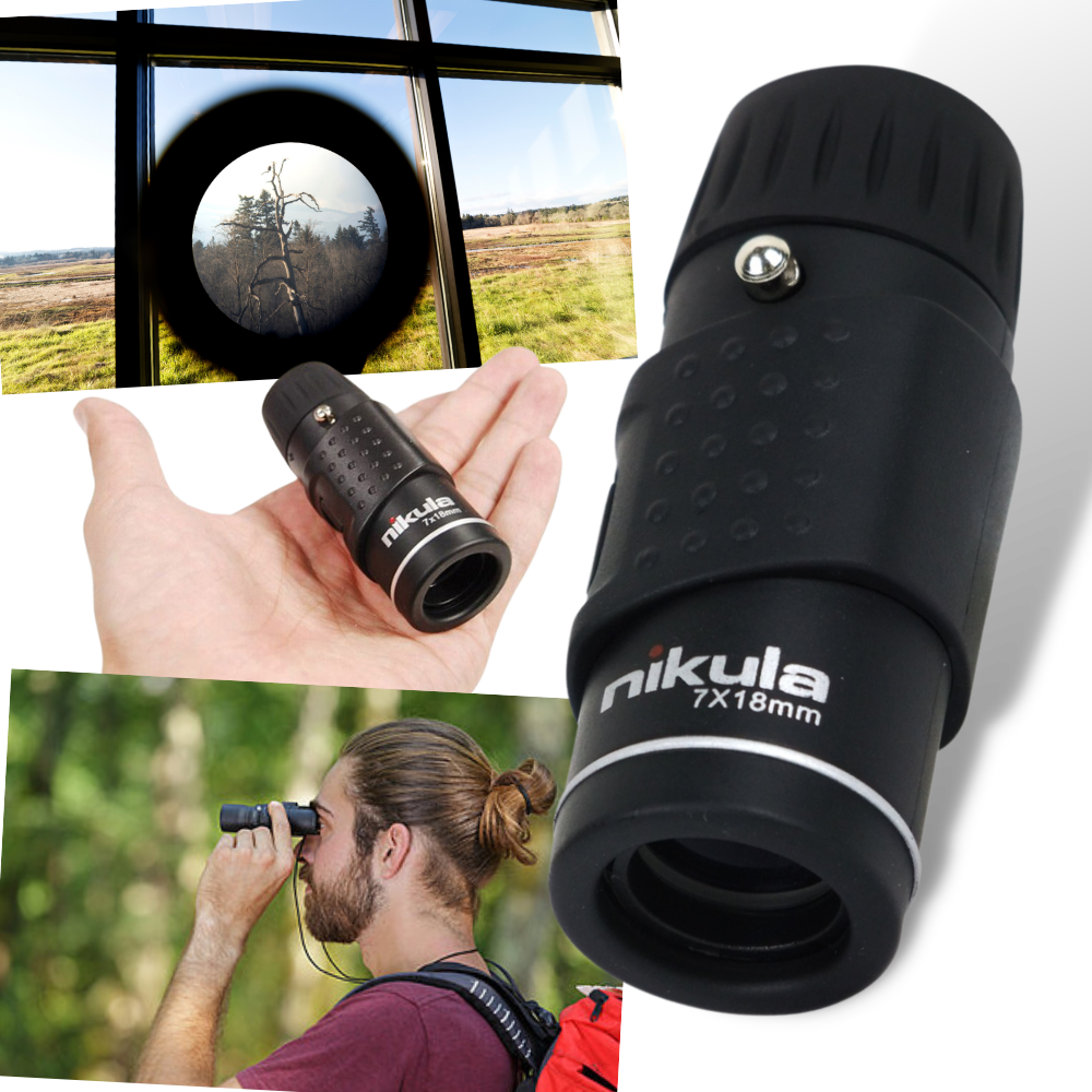 Mini telescópio monocular Dragonpad, acessório de instrumentos ópticos, com lente compacta e design portátil para observação.