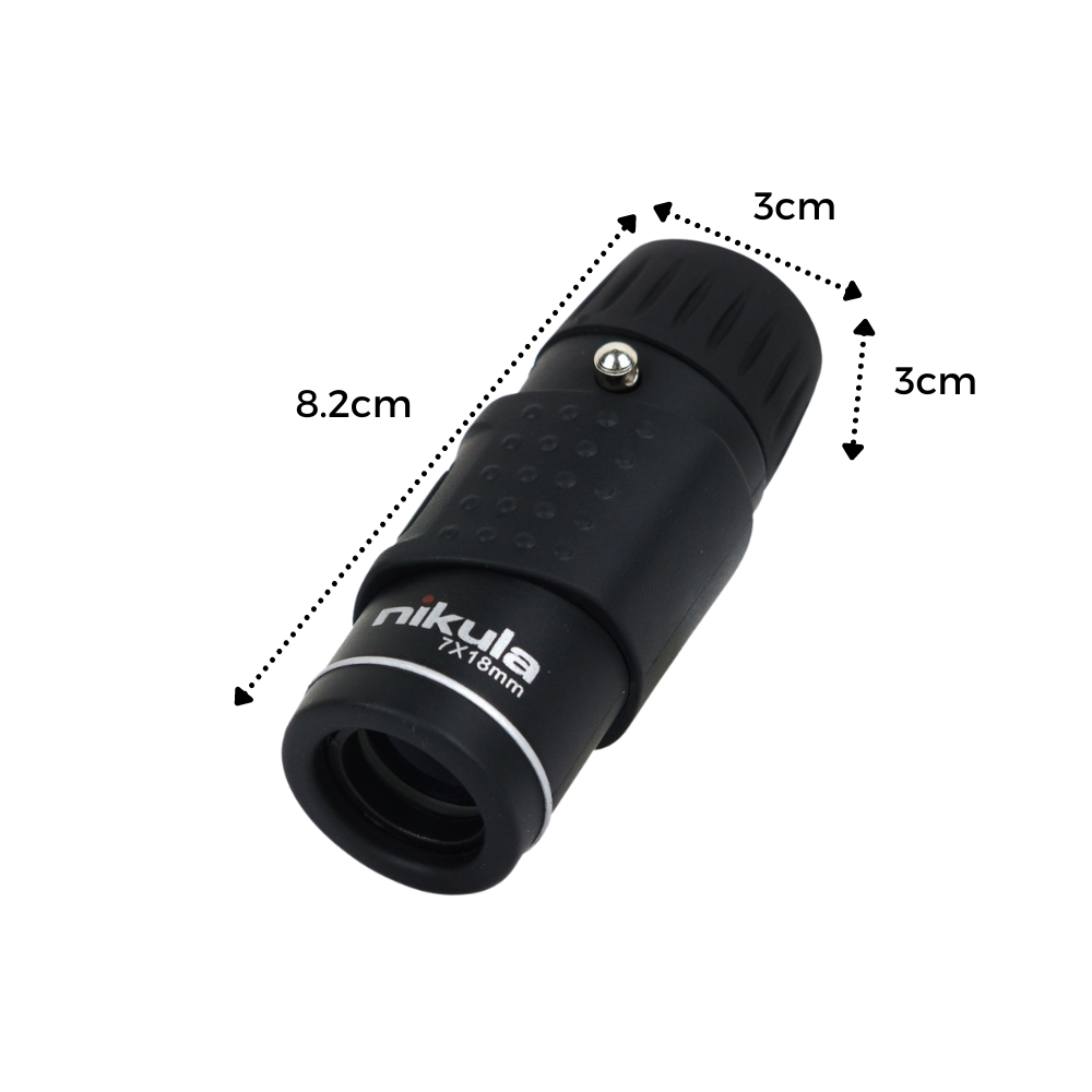 Mini telescópio monocular Dragonpad, acessório óptico compacto com lente de alta ampliação para observação portátil.