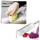 Râpe e éminceur de cozinha Fly Sunton com suporte de segurança, utensílio multifuncional para ralar e fatiar alimentos.