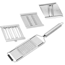 Conjunto de utensílios de cozinha Fly Sunton, com râpe e éminceur multifuncionais para preparo de alimentos.
