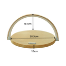 Lâmpada de mesa Vikudaty com carregador de telefone sem fio, função de iluminação multifuncional 3 em 1.