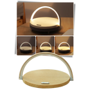 Lâmpada de mesa Vikudaty com carregador de telefone sem fio, múltiplos níveis de brilho e design funcional para escritório.