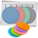 Sous-verre porte-pot de silicone da Unattainy, utensílio de cozinha resistente, com design elegante e superfície antiderrapante.