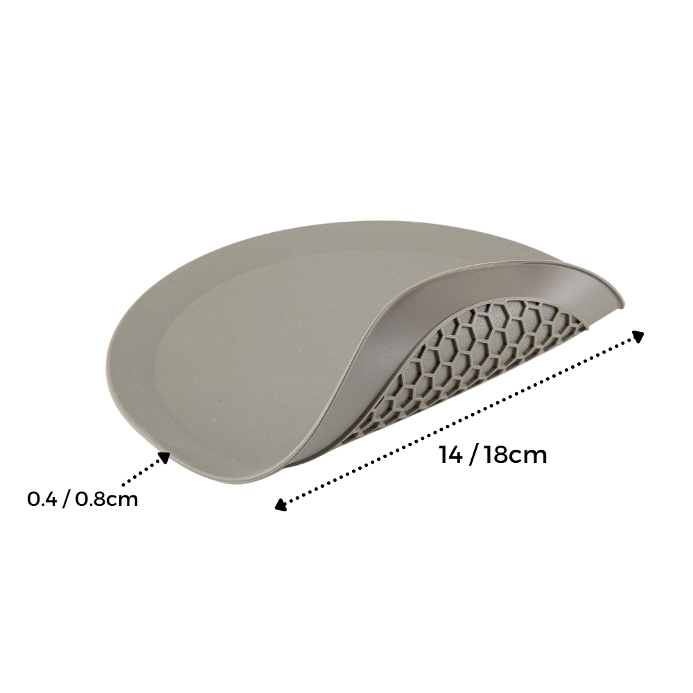 Sous-verre porte-pot de silicone Unattainy, resistente ao calor, com superfície antiderrapante, ideal para utensílios de cozinha.