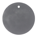 Sous-verre porte-pot de silicone cinza da Unattainy, resistente ao calor, ideal para proteger superfícies ao usar panelas.