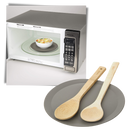 Sous-verre porte-pot em silicone Unattainy, acessório de cozinha resistente, com superfície antiderrapante e design versátil.