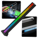 Luminária de ambiente musical LED Yzhm, com luz suave e controle de som, ideal para criar atmosfera relaxante.