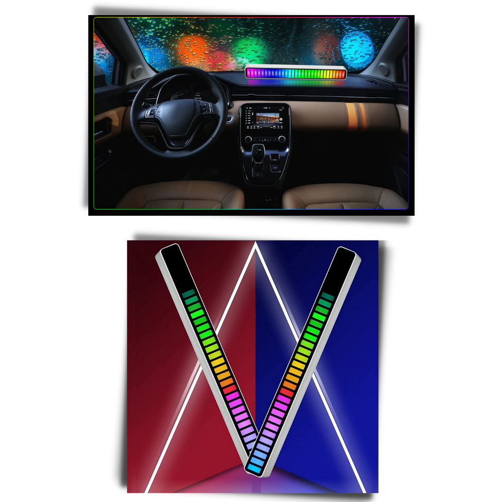 Luminária de ambiente musical Yzhm com luz LED ajustável, projetada para criar uma atmosfera relaxante e acolhedora.