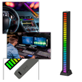 Luminária de ambiente musical LED Yzhm, luz suave e cores coloridas, ideal para decorar quartos ou espaços relaxantes.