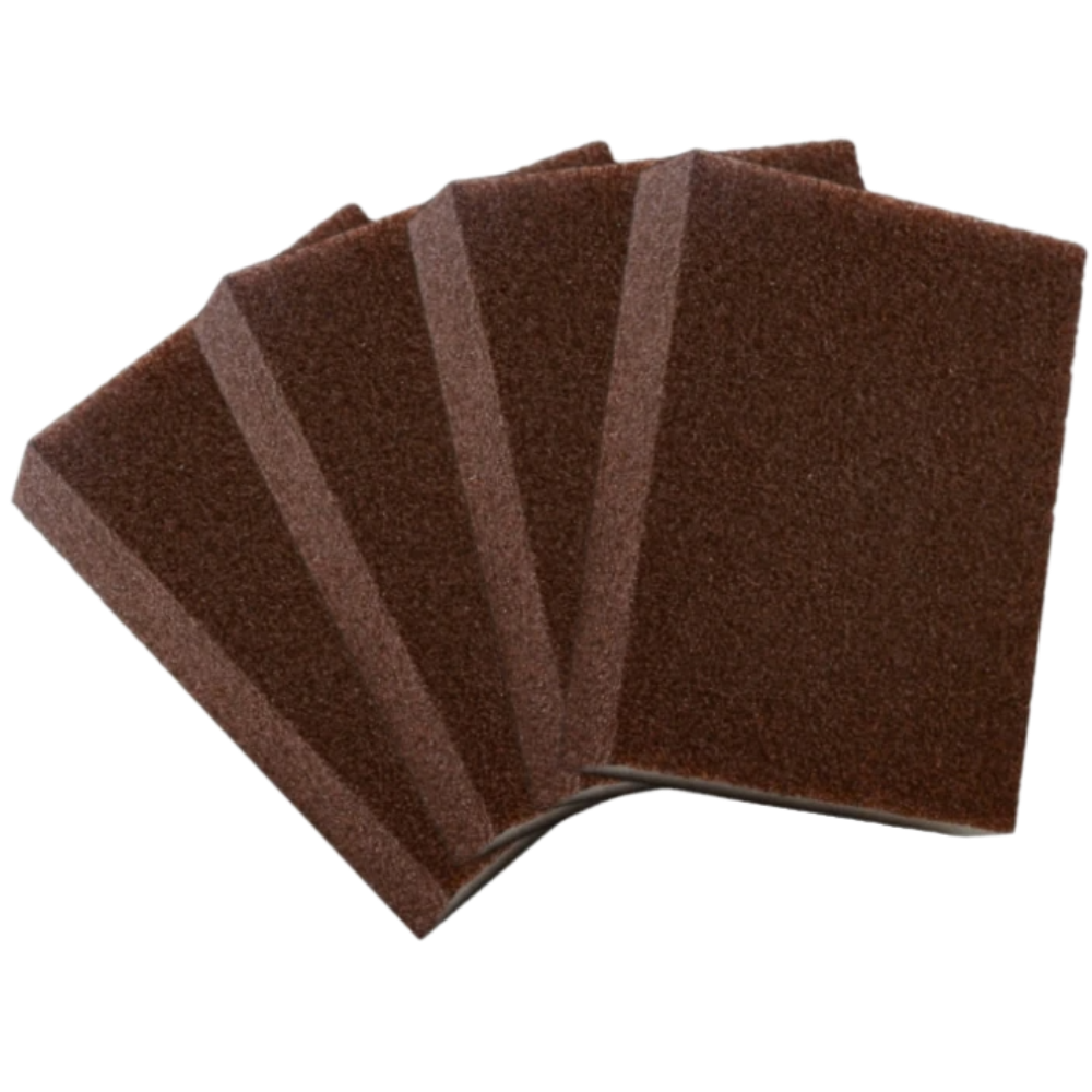 Conjunto de 4 esponjas mágicas Luckstar para limpeza doméstica, resistentes e eficazes para remover sujeira.