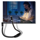 Lâmpada de leitura LED para pescoço da marca Ourleeme, com luz discreta, ajustável e portátil para leitura confortável.