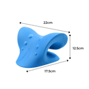 Almofada de alongamento para pescoço e ombros Yesfit, ajuda ao sono, com design ergonômico para relaxamento muscular.