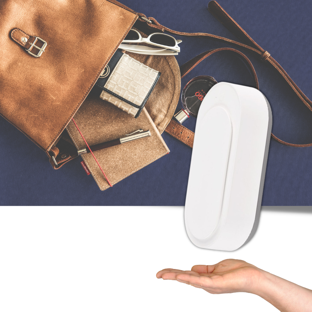 Ferramenta de limpeza de alta frequência Eraclean para joias, portátil, com design compacto e funcionalidade eficiente.