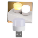 Lâmpada LED USB Mini da Megawheels com duas opções de iluminação, iluminando uma configuração portátil e compacta.